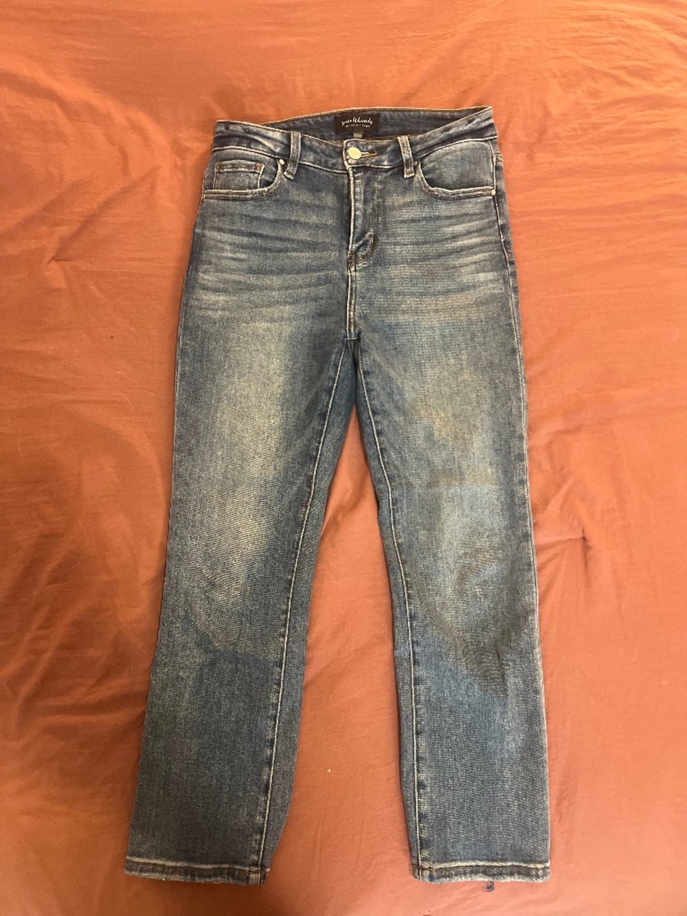 Risen OG Straight Leg Distressed Jeans